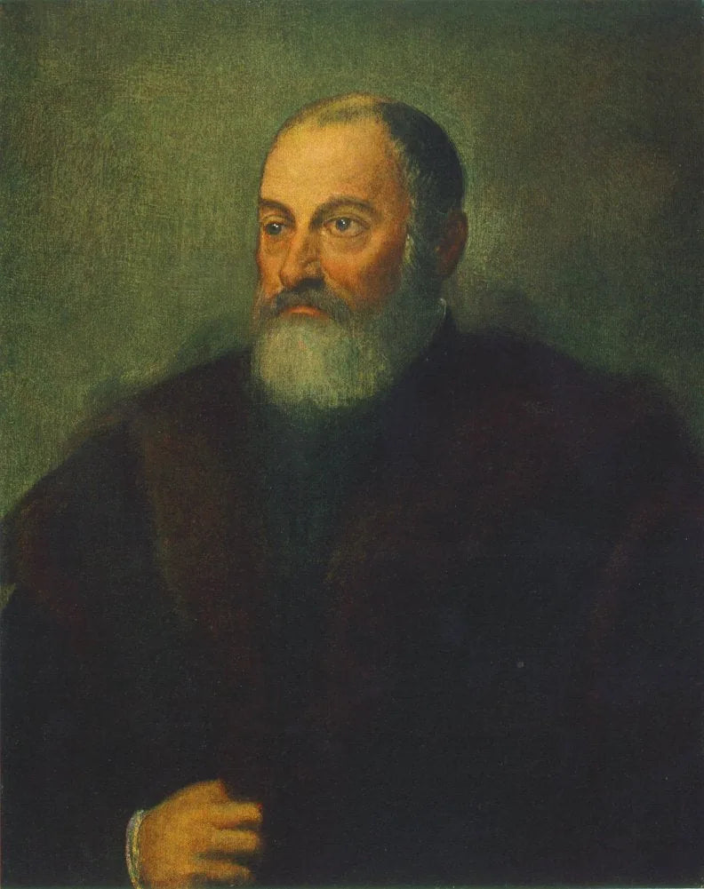 Portrait d'un homme - Jacopo Tintoretto image 1 reproduction de peinture à l’huile