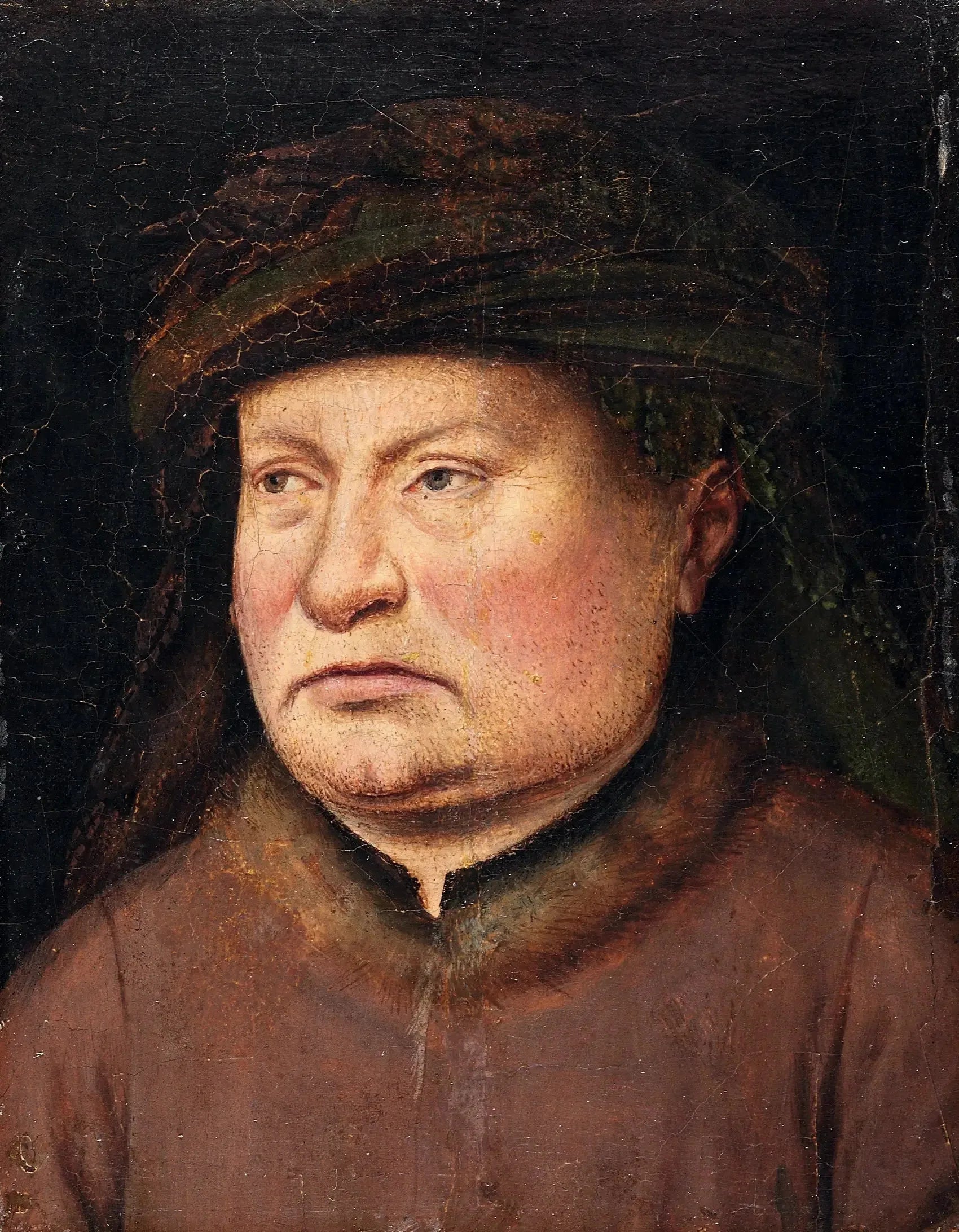 Portrait d'un homme - Jan van Eyck image 1 reproduction artisanale de tableau