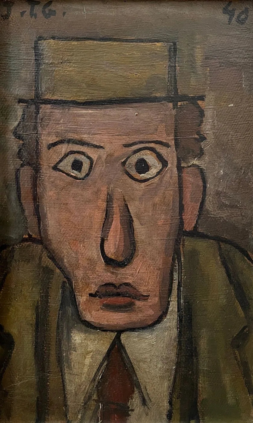 Portrait d'un homme - Joaquín Torres García image 1 reproduction réalisée par Alpha Reproduction