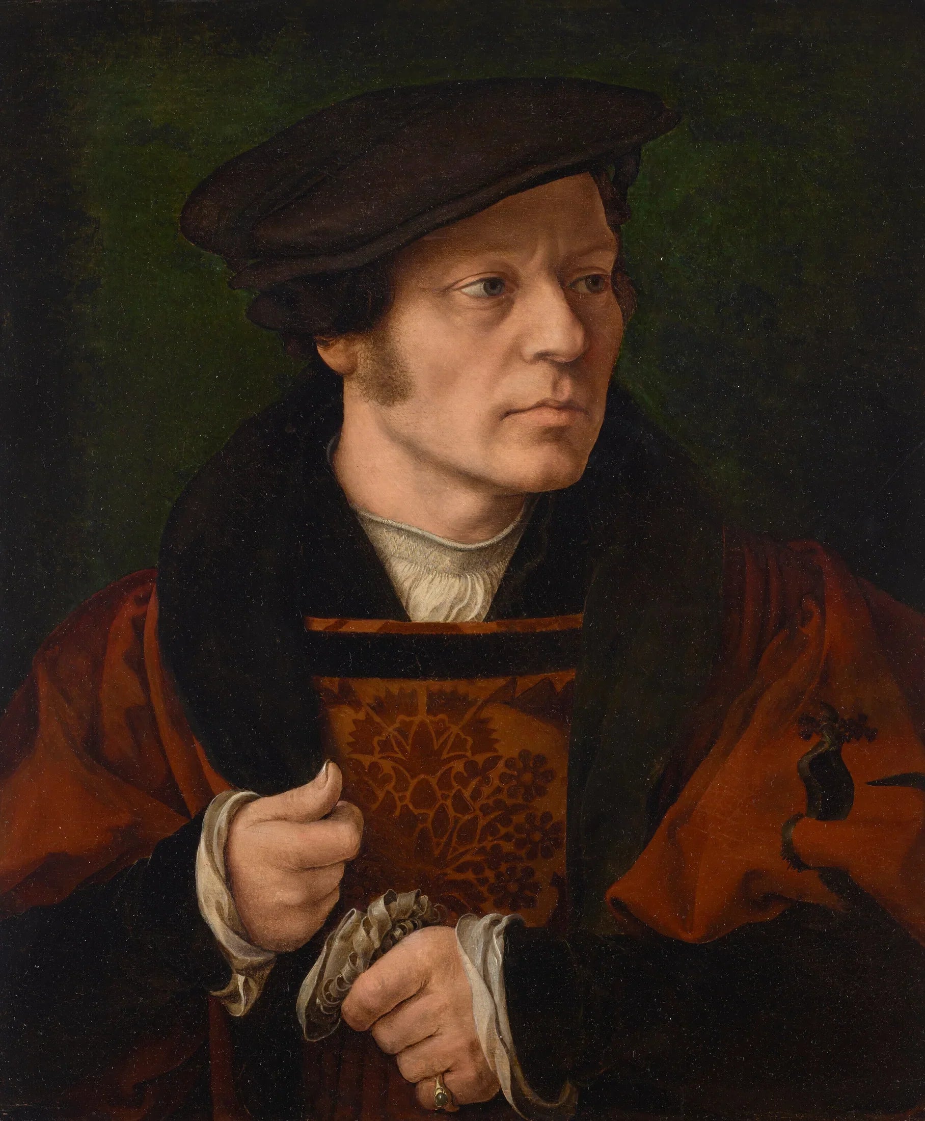 Portrait d'un homme - Joos van Cleve image 1 reproduction artisanale de tableau