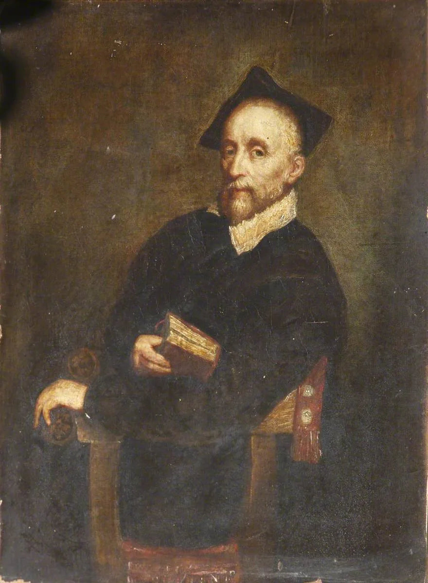 Portrait d'un homme (« Le maître d'école du Titien ») - Giovanni Battista Moroni image 1 copie de tableau peinte à la main