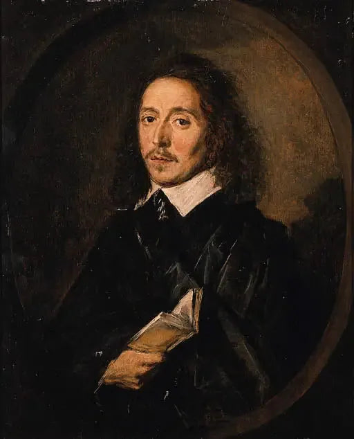 Portrait d'un homme tenant un livre ouvert - Frans Hals image 1 tableau peint à l’huile sur toile