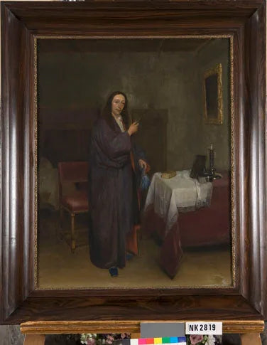 Portrait d'un homme tenant une lettre - Gerard ter Borch image 1 reproduction de peinture à l’huile