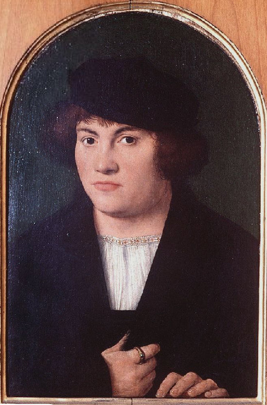 portrait d'un inconnu - Joos van Cleve image 1 tableau peint à l’huile sur toile