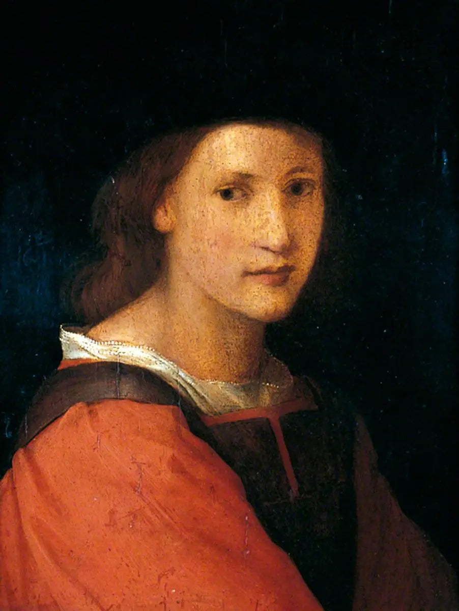 Portrait d'un jeune - Andrea del Sarto image 1 reproduction artisanale de tableau