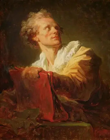 Portrait d'un jeune artiste - Jean-Honoré Fragonard image 1 reproduction d’œuvre d’art à l’huile