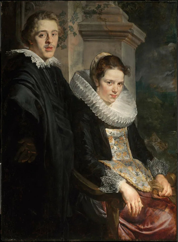 Portrait d'un jeune couple marié - Jacob Jordaens