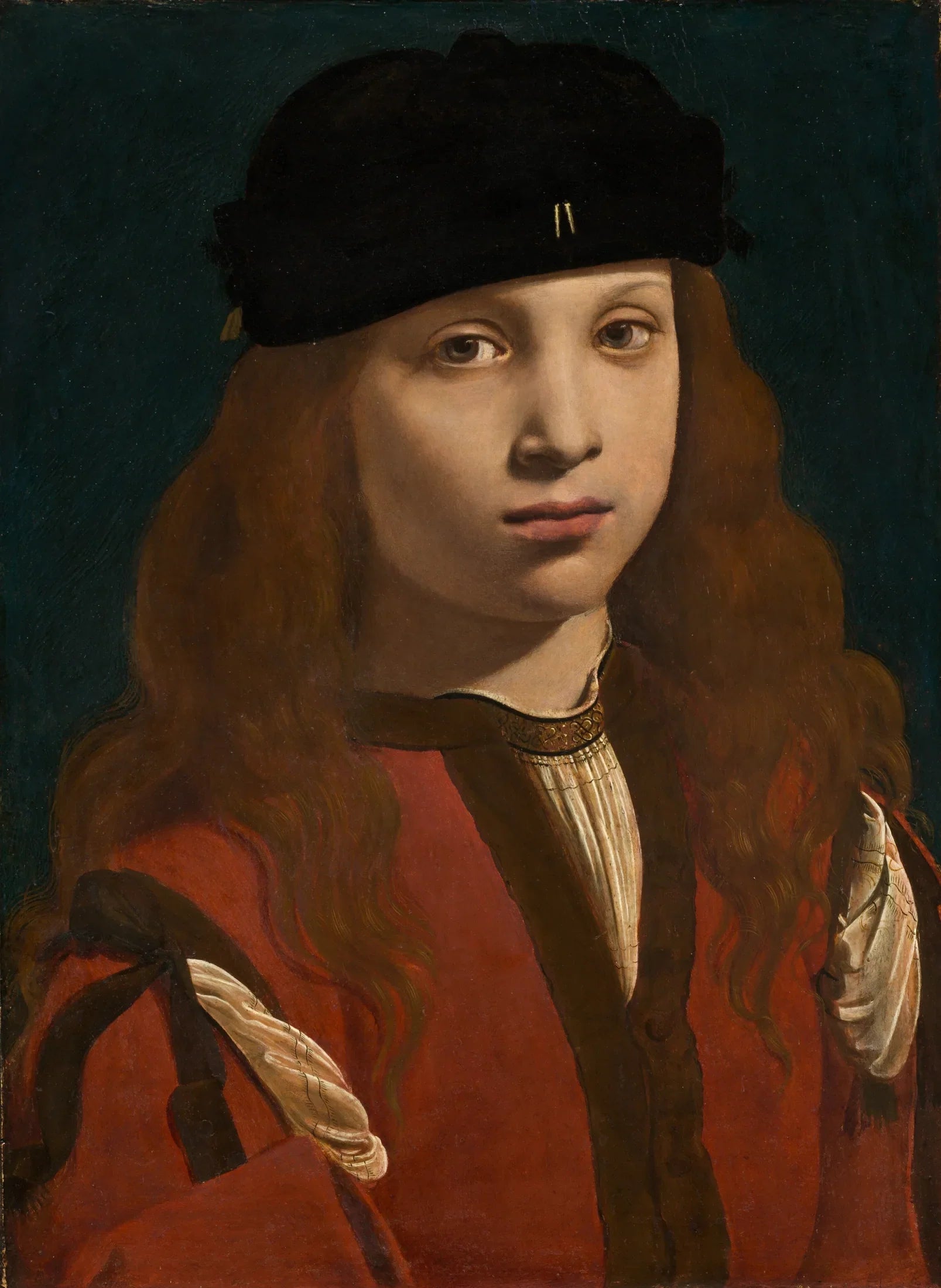 Portrait d'un jeune - Giovanni Antonio Boltraffio image 1 reproduction artisanale de tableau
