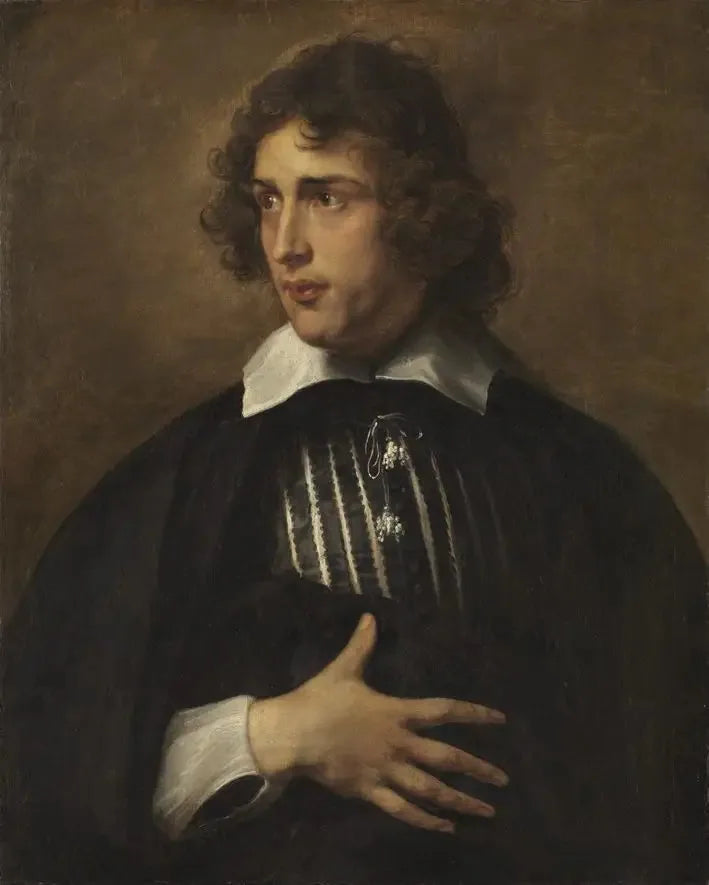 Portrait d'un jeune homme - Antoine van Dyck image 1 reproduction artisanale de tableau