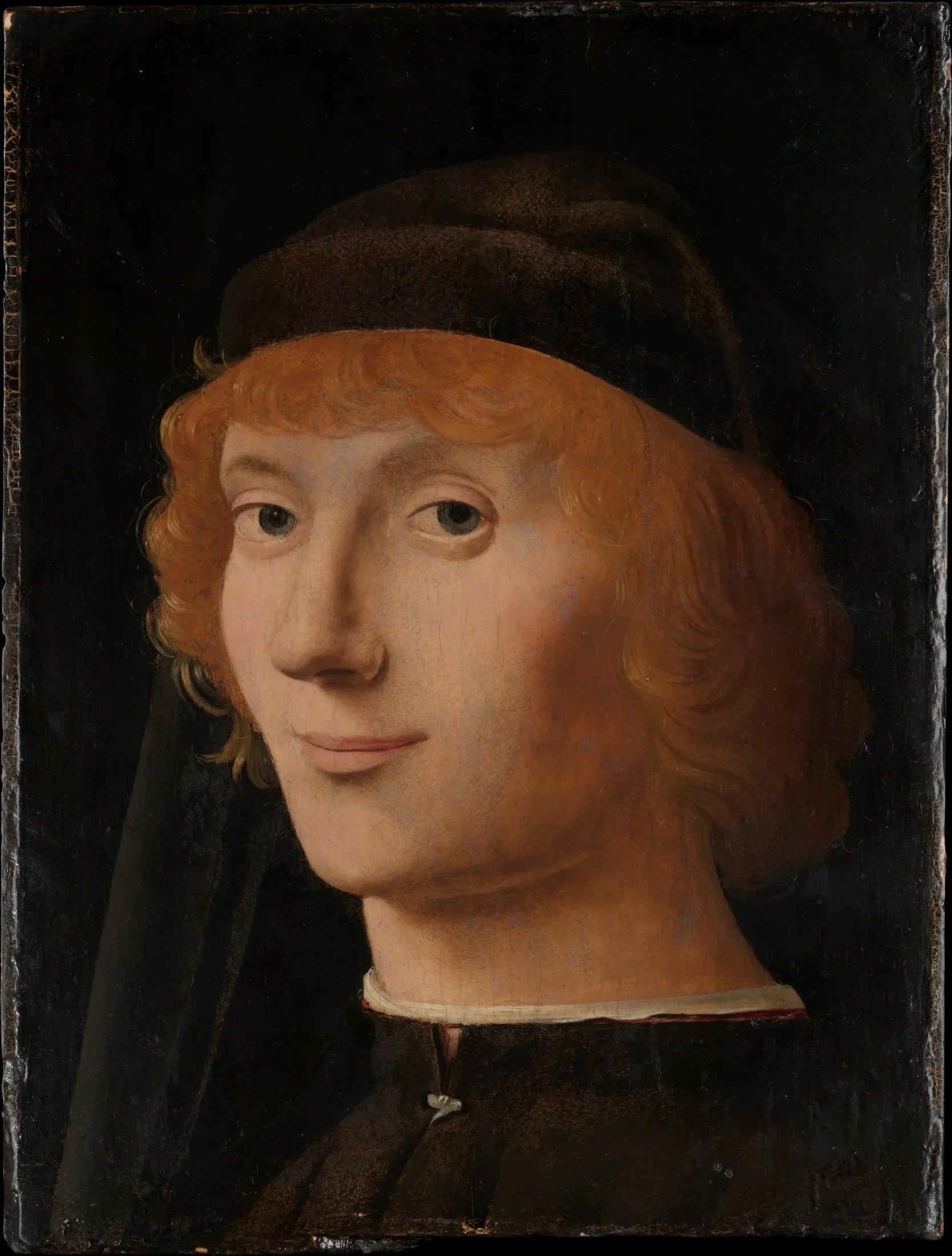 Portrait d'un jeune homme - Antonello de Messine image 1 reproduction artisanale de tableau