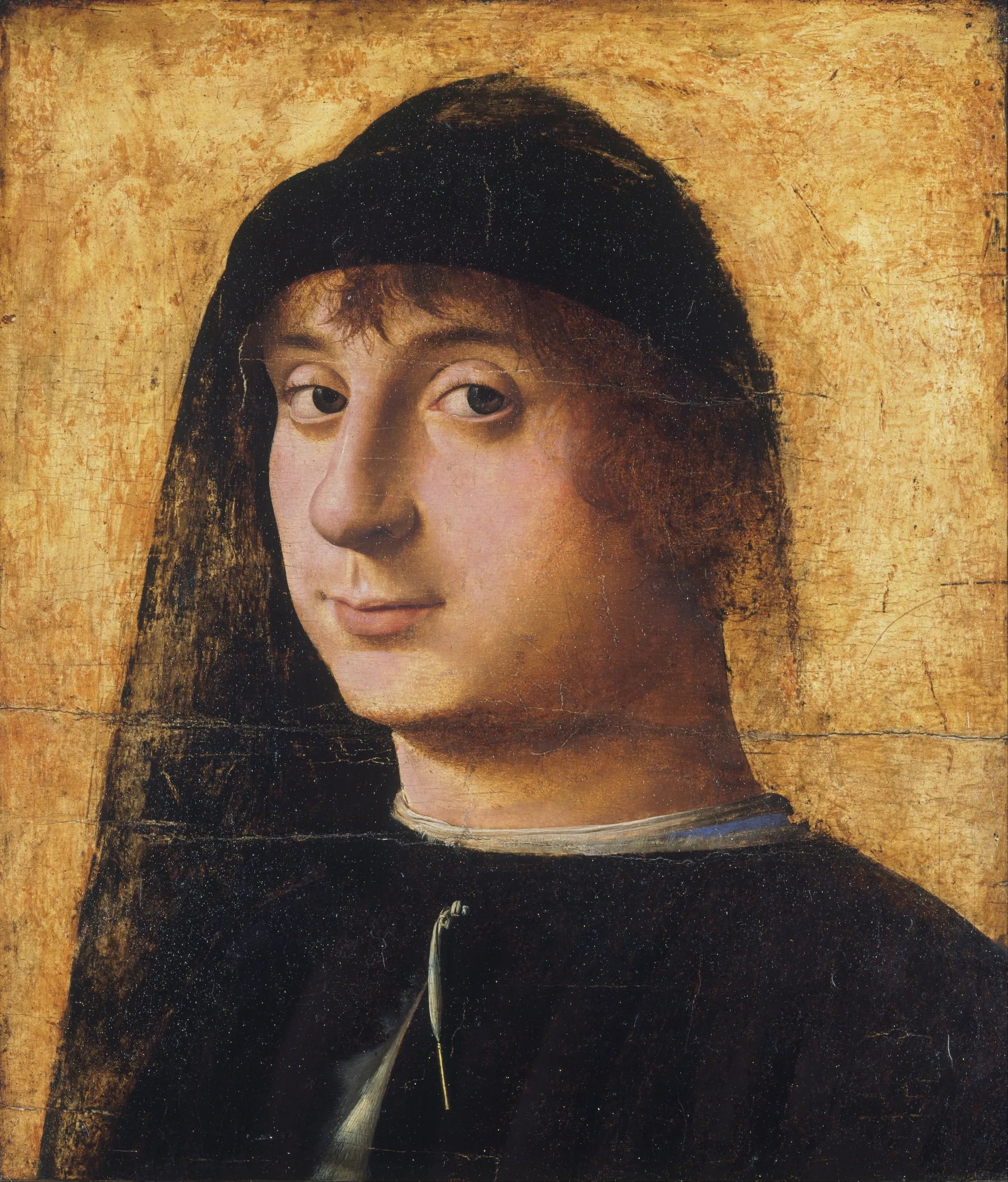Portrait d'un jeune homme - Antonello de Messine image 1 tableau peint à l’huile sur toile