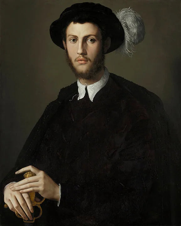 Portrait d'un jeune homme - Bronzino image 1 copie de tableau peinte à la main