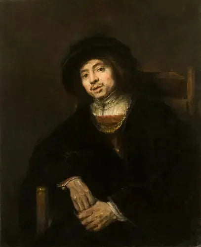 Portrait d'un jeune homme dans un fauteuil - Rembrandt