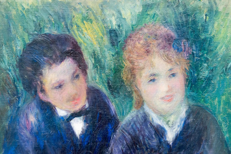 Portrait d'un jeune homme et d'une jeune fille - Pierre-Auguste Renoir