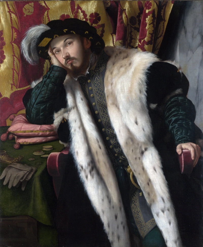 Portrait d'un jeune homme (Fortunato Martinengo Cesaresco ?) - Alessandro Bonvicino
