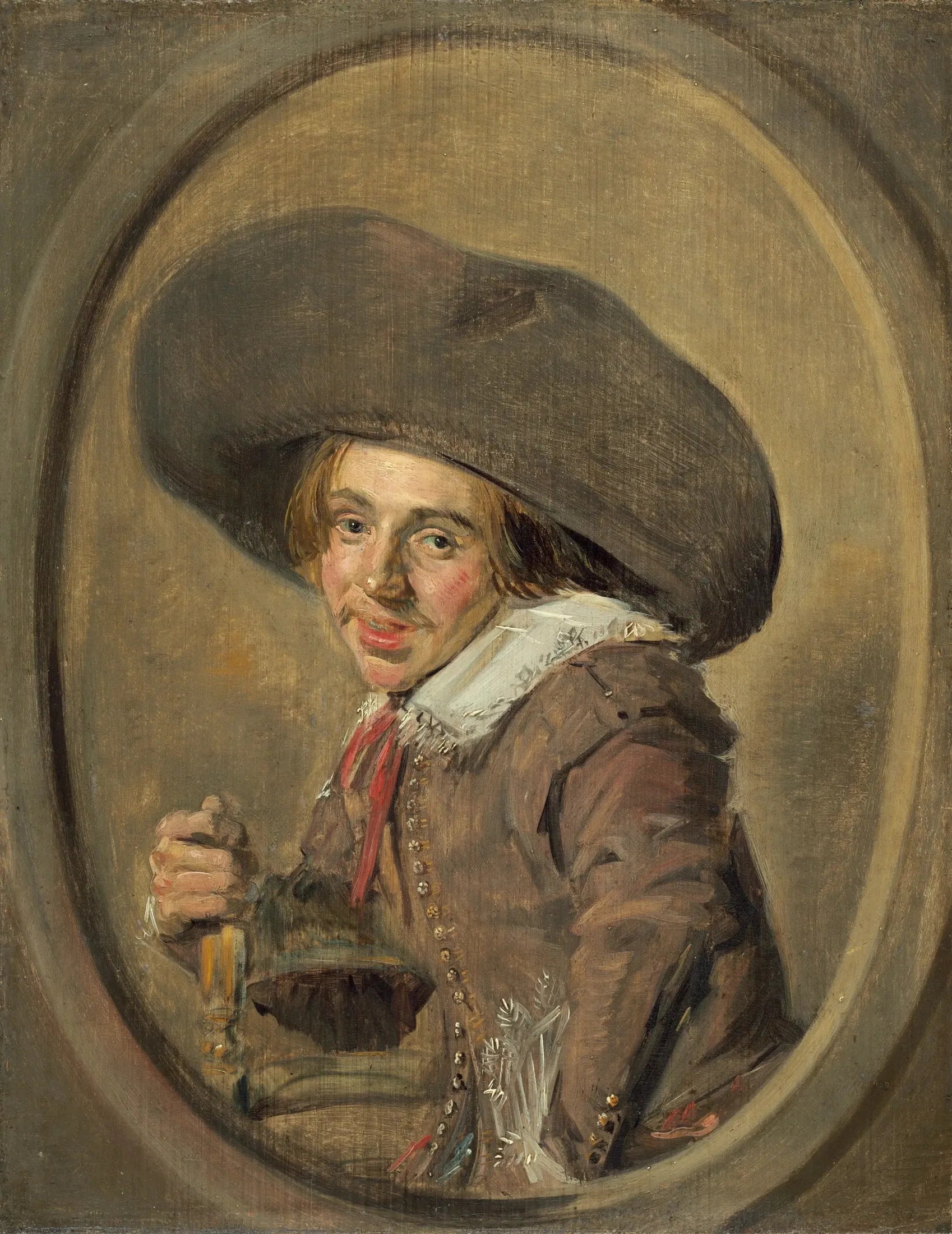 Portrait d'un jeune homme - Frans Hals image 1 reproduction de peinture à l’huile