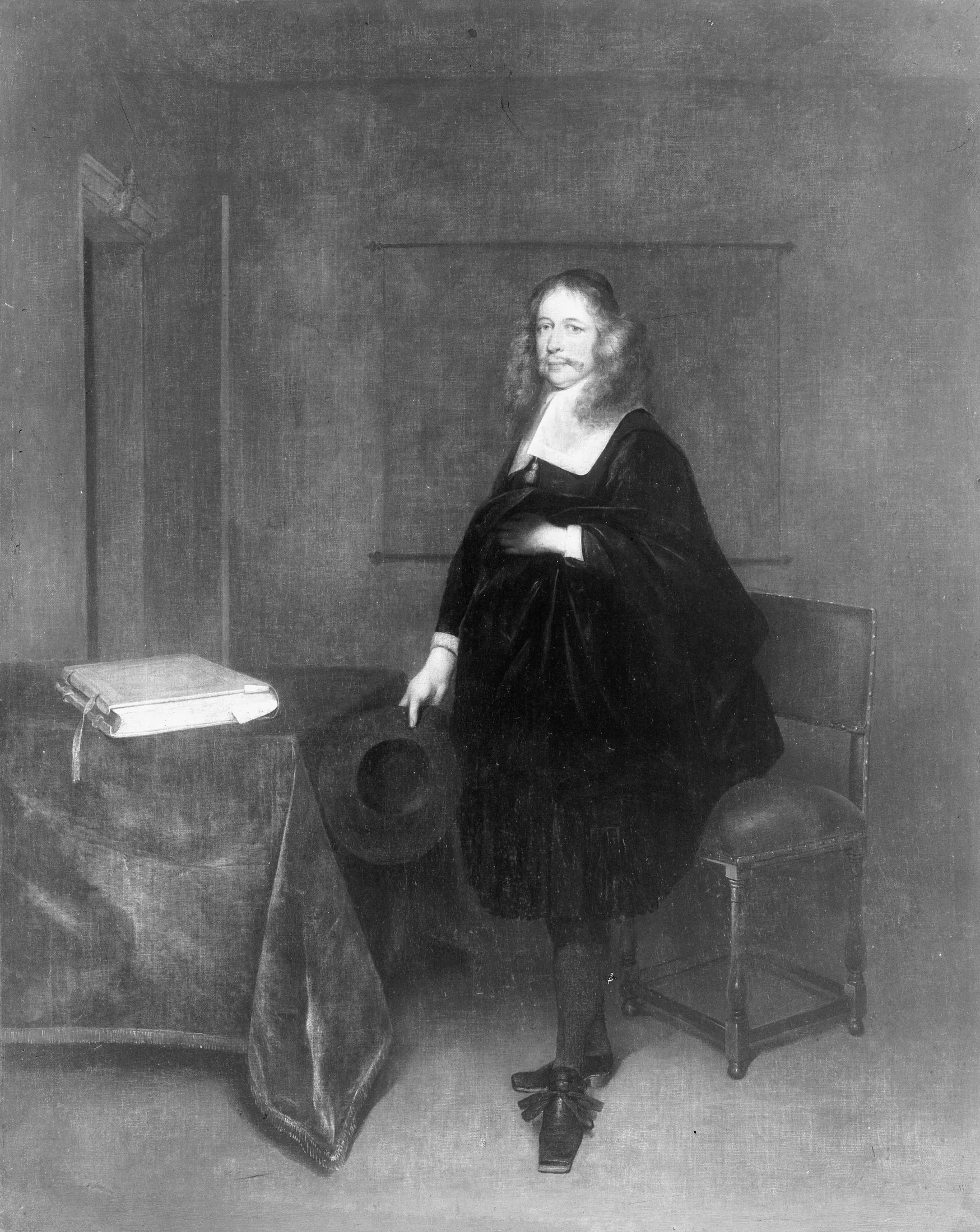 Portrait d'un jeune homme - Gerard ter Borch image 1 reproduction artisanale de tableau