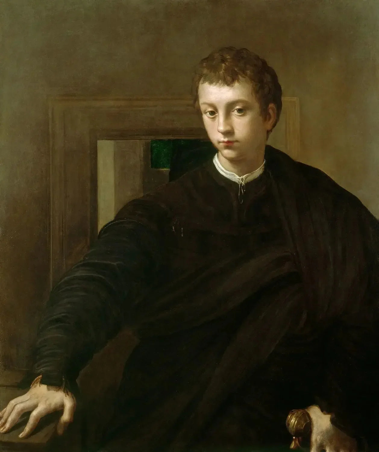 Portrait d'un jeune noble - Parmigianino image 1 tableau peint à l’huile sur toile