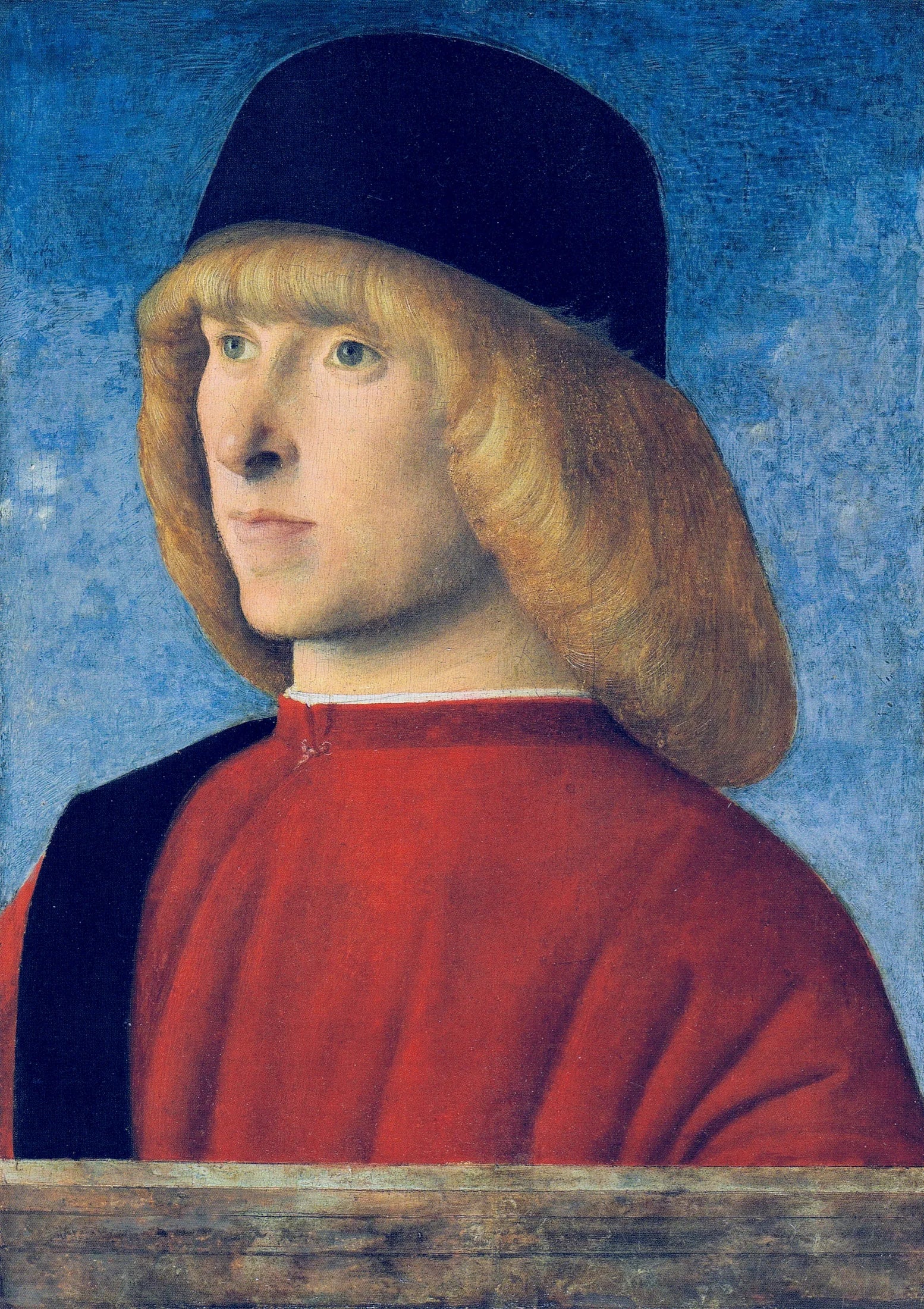 Portrait d'un jeune sénateur - Giovanni Bellini image 1 copie de tableau peinte à la main