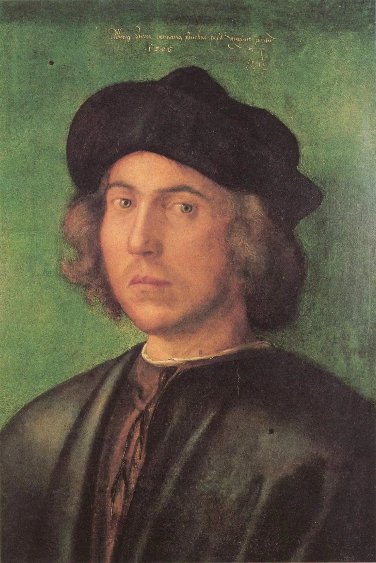 Portrait d'un jeune Vénitien - Albrecht Dürer image 1 copie peinte à la main à l’huile