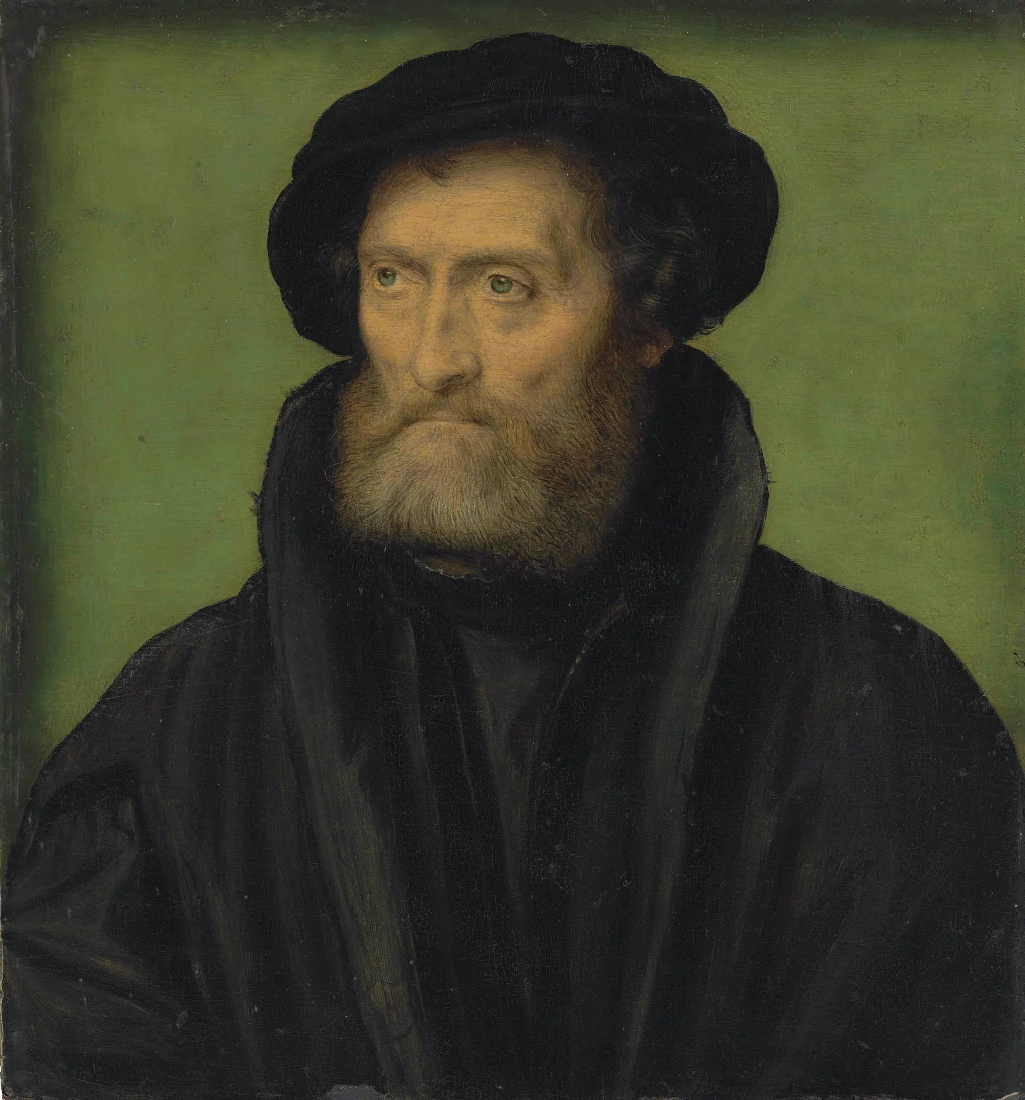 Portrait d'un marchand - Corneille de Lyon image 1 reproduction artisanale de tableau