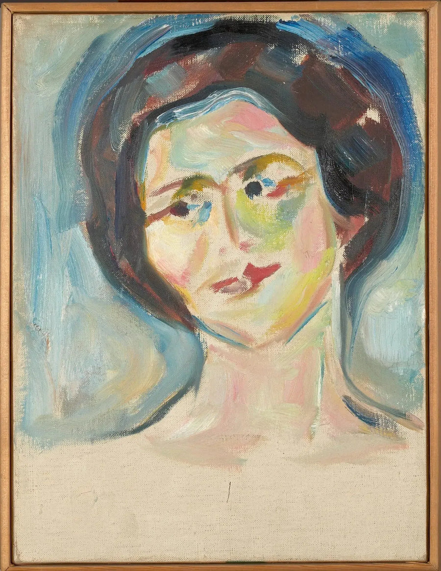 Portrait d'un modèle - Edvard Munch
