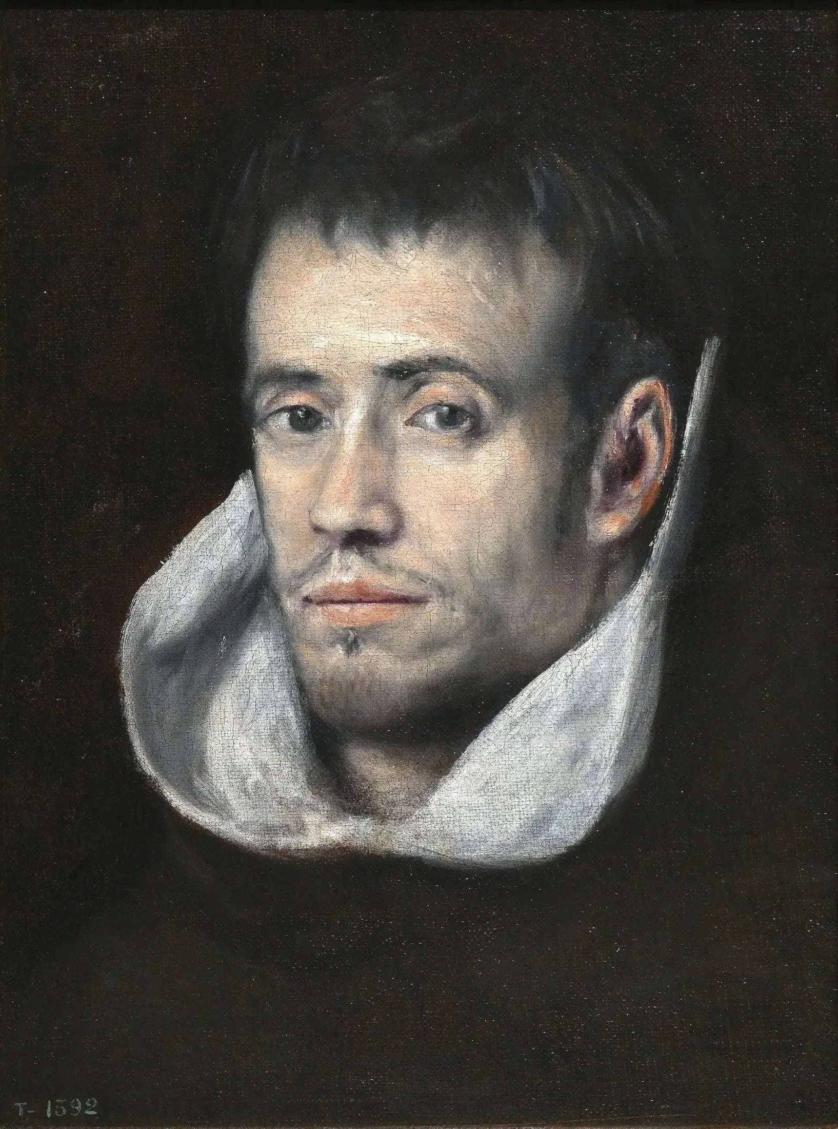 Portrait d'un moine - El Greco image 1 reproduction artisanale de tableau