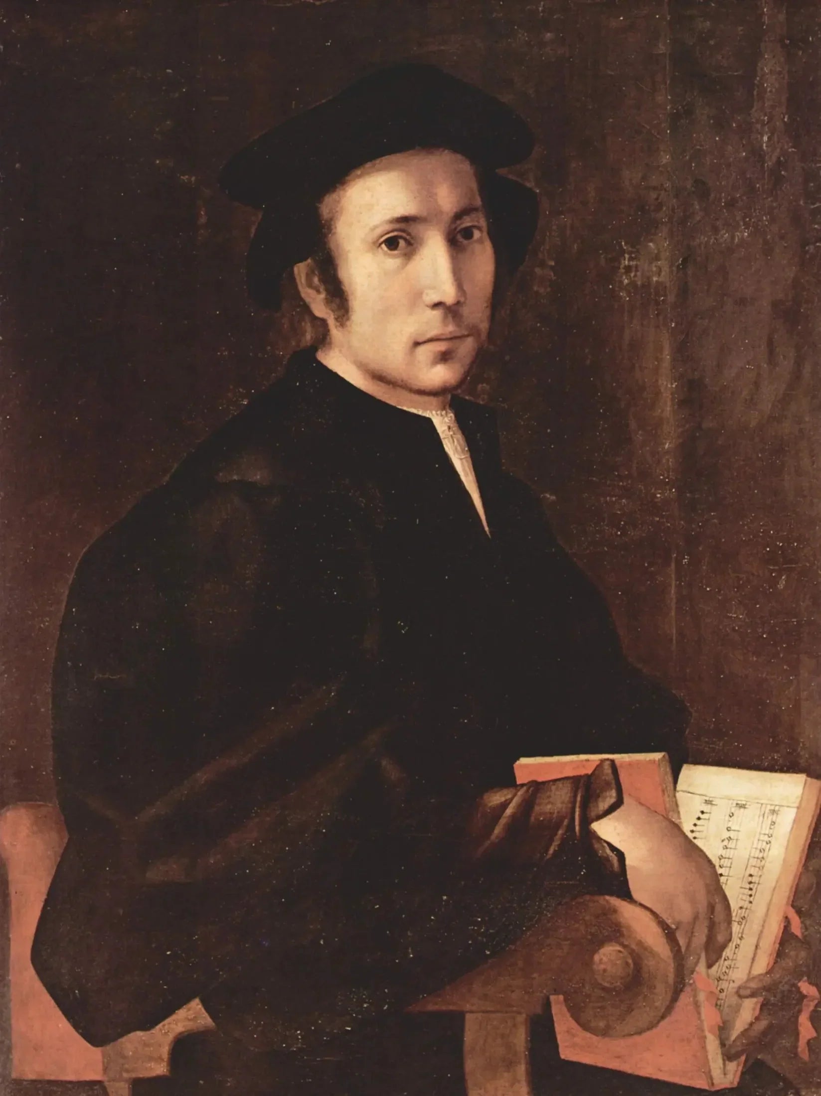 Portrait d'un musicien - Pontormo image 1 copie de tableau peinte à la main