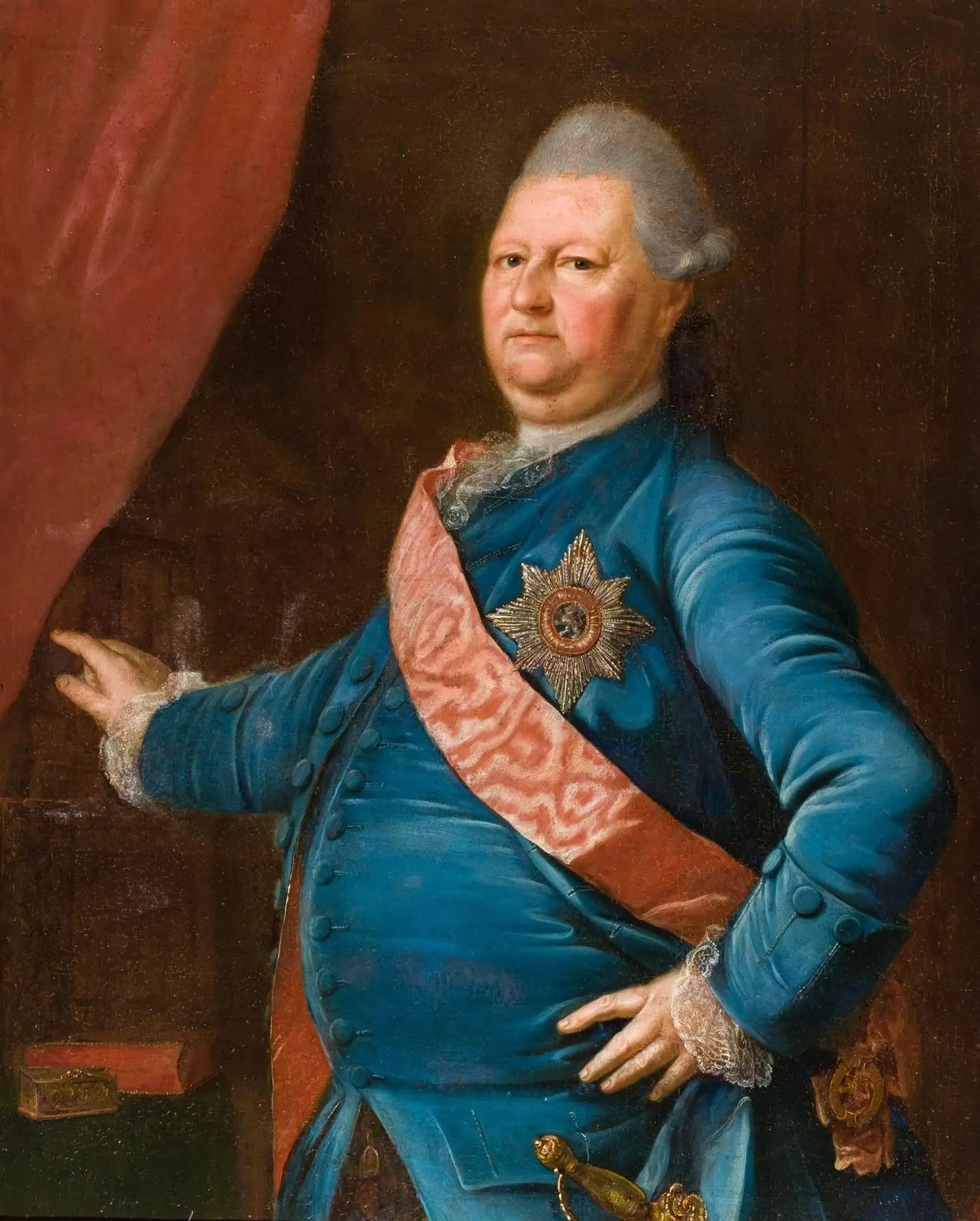 Portrait d'un noble - Anton Graff image 1 reproduction de peinture à l’huile