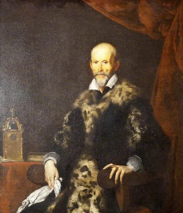Portrait d'un noble génois - Bernardo Strozzi image 1 copie de tableau peinte à la main