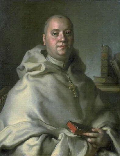 Portrait d'un père-abbé - Nicolas de Largillière image 1 copie peinte à la main à l’huile