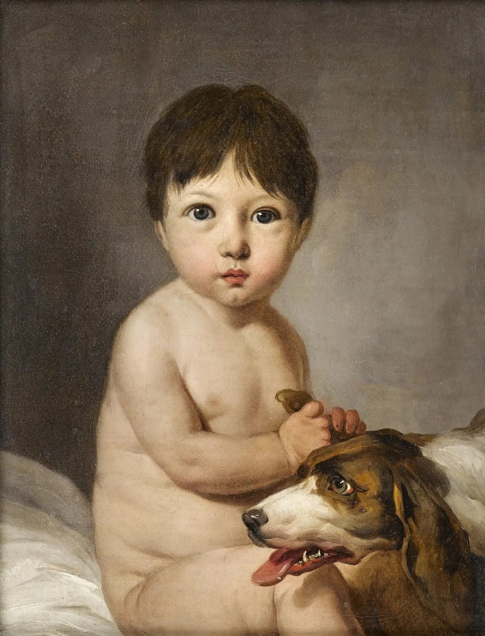 Portrait d'un petit garçon - Louis-Léopold Boilly image 1 copie de tableau peinte à la main