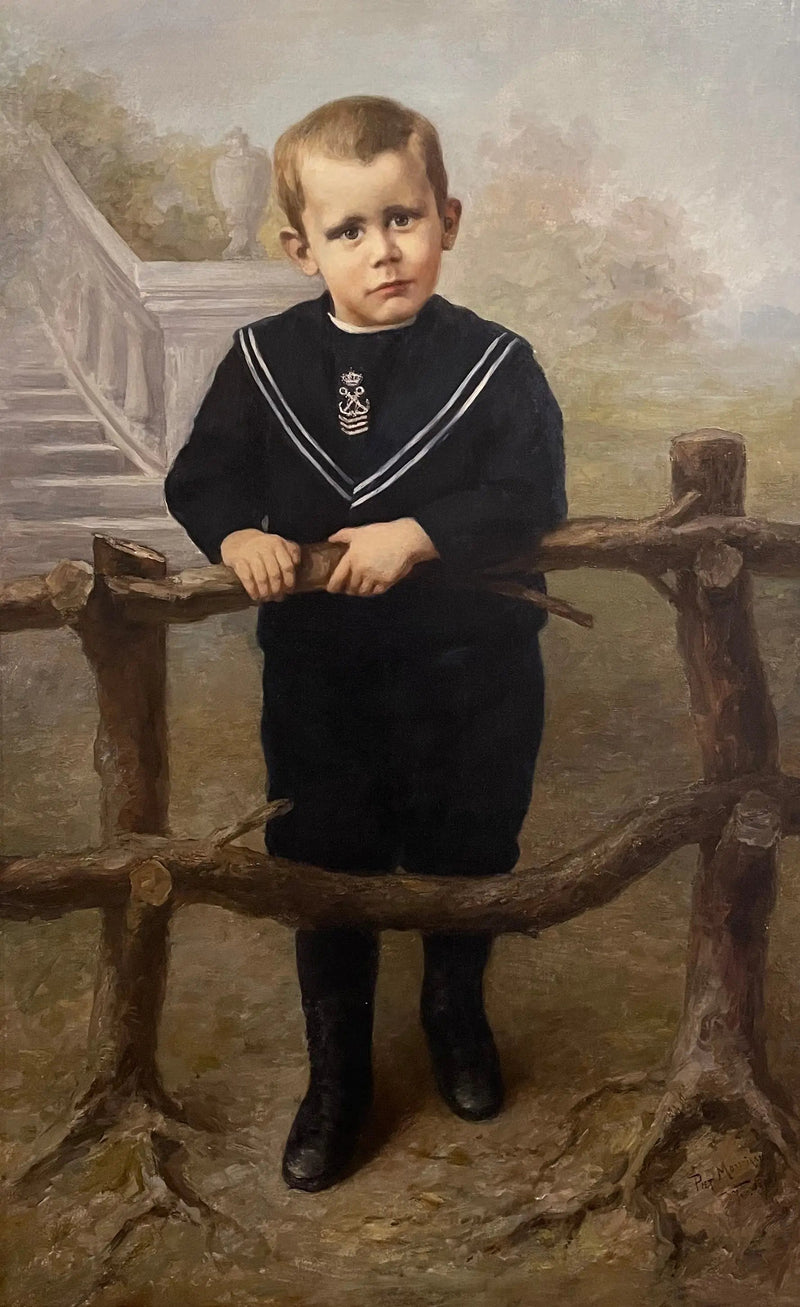Portrait d'un petit garçon - Piet Mondrian