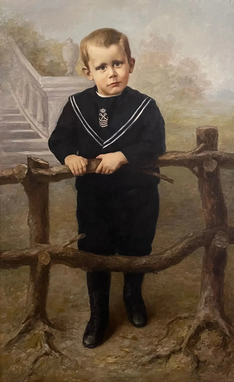 Portrait d'un petit garçon - Piet Mondrian