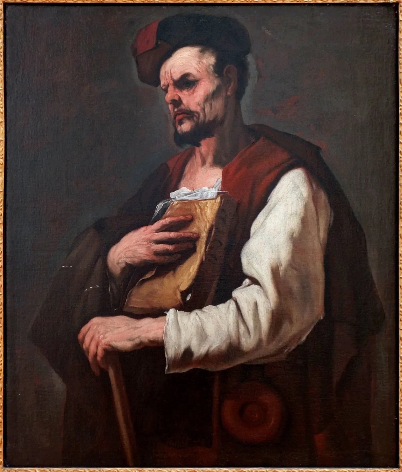Portrait d'un philosophe - Luca Giordano image 1 reproduction artisanale de tableau