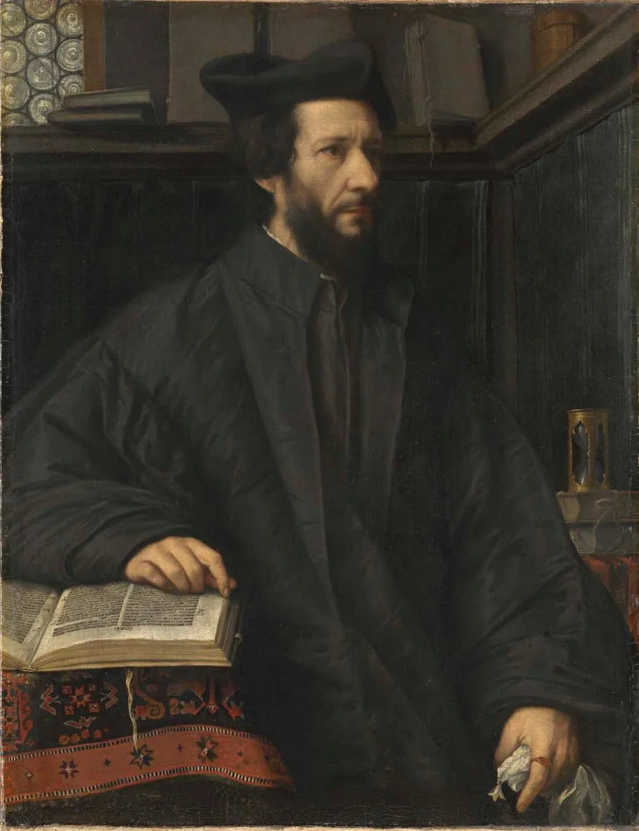 Portrait d'un prélat - Alessandro Bonvicino image 1 reproduction de peinture à l’huile