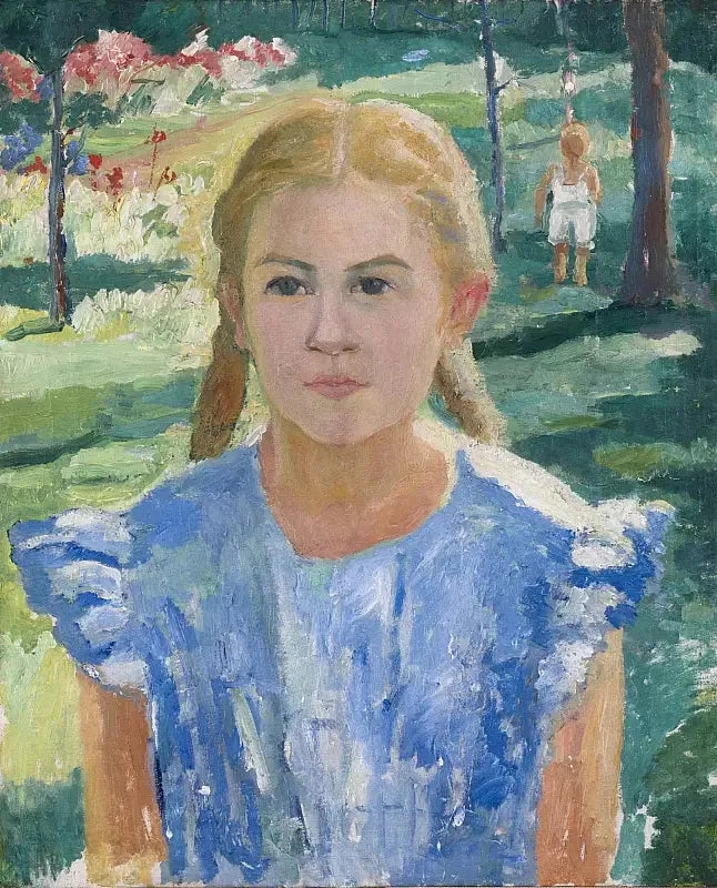 Portrait d'Una - Kazimir Malevich image 1 reproduction de peinture à l’huile