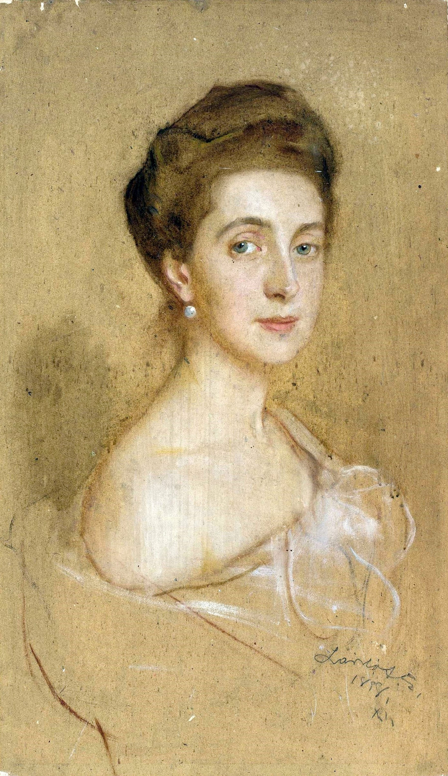 Portrait d'une dame à la perle - Philip de László