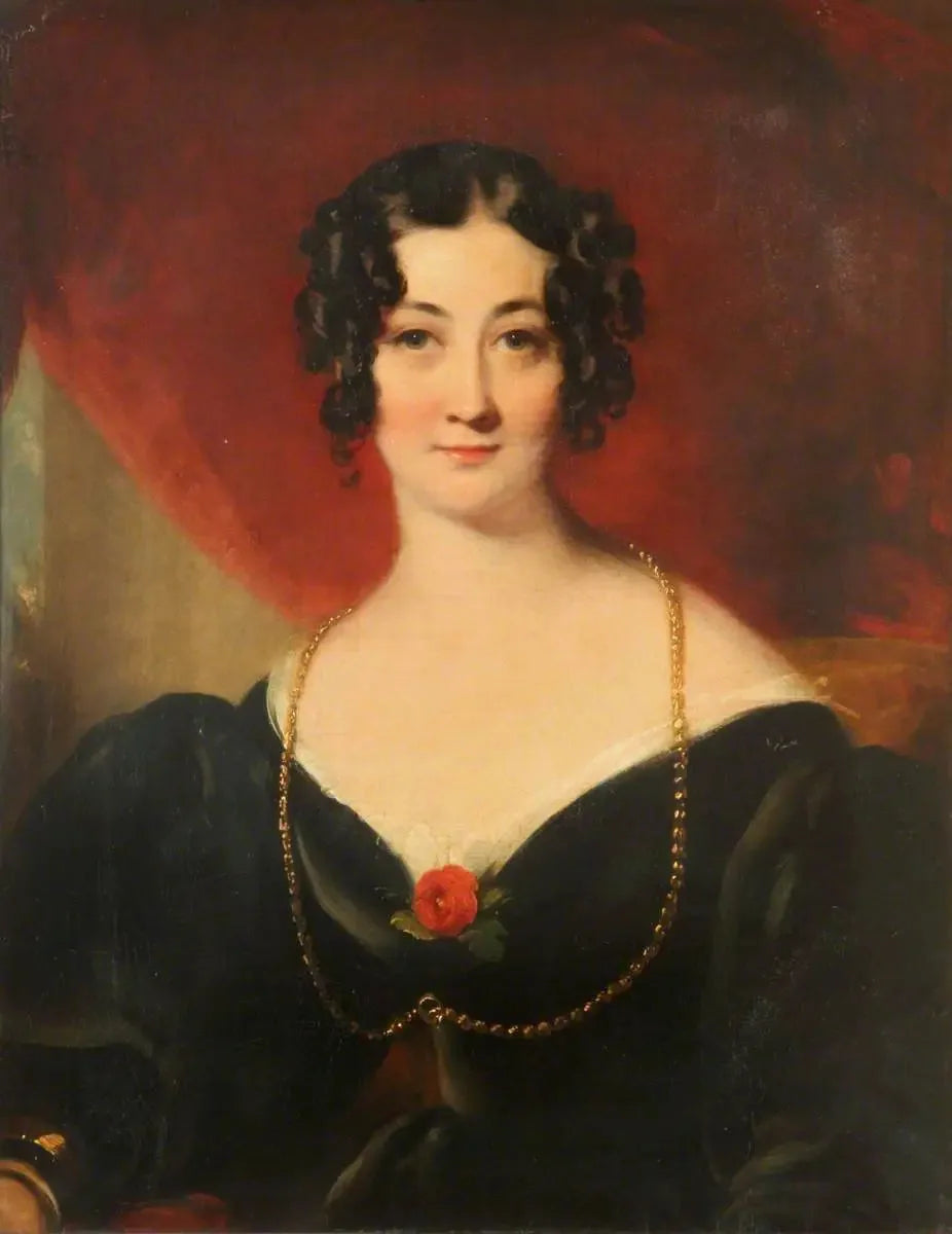 Portrait d'une dame (appelée « Miss Tysson ») - Thomas Lawrence image 1 tableau peint à l’huile sur toile