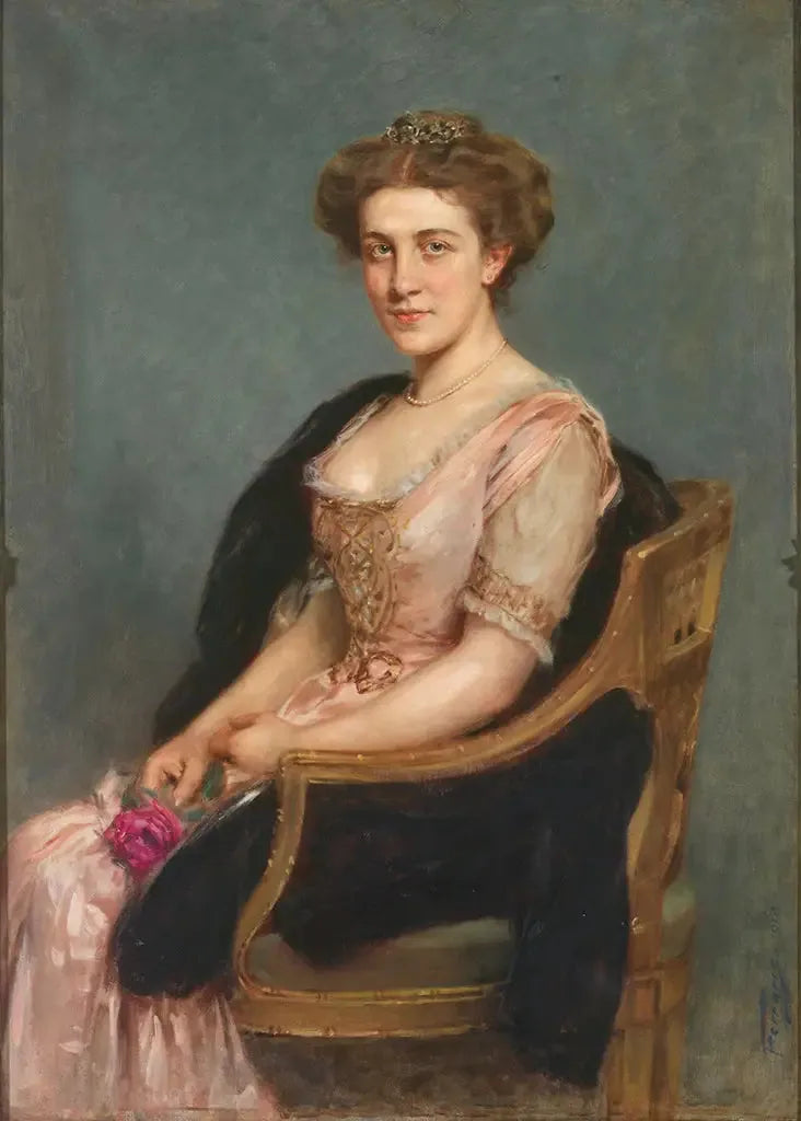 Portrait d'une dame - Artur Ferraris