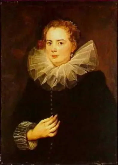 Portrait d'une dame de Gênes, vers 1625-1626 - Antoine van Dyck image 1 reproduction d’œuvre d’art à l’huile