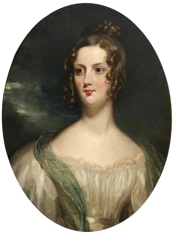 Portrait d'une dame - Edwin Henry Landseer image 1 tableau peint à l’huile sur toile