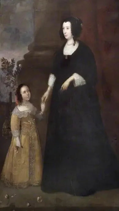 Portrait d'une dame et d'un enfant - Antoine van Dyck image 1 reproduction d’œuvre d’art à l’huile