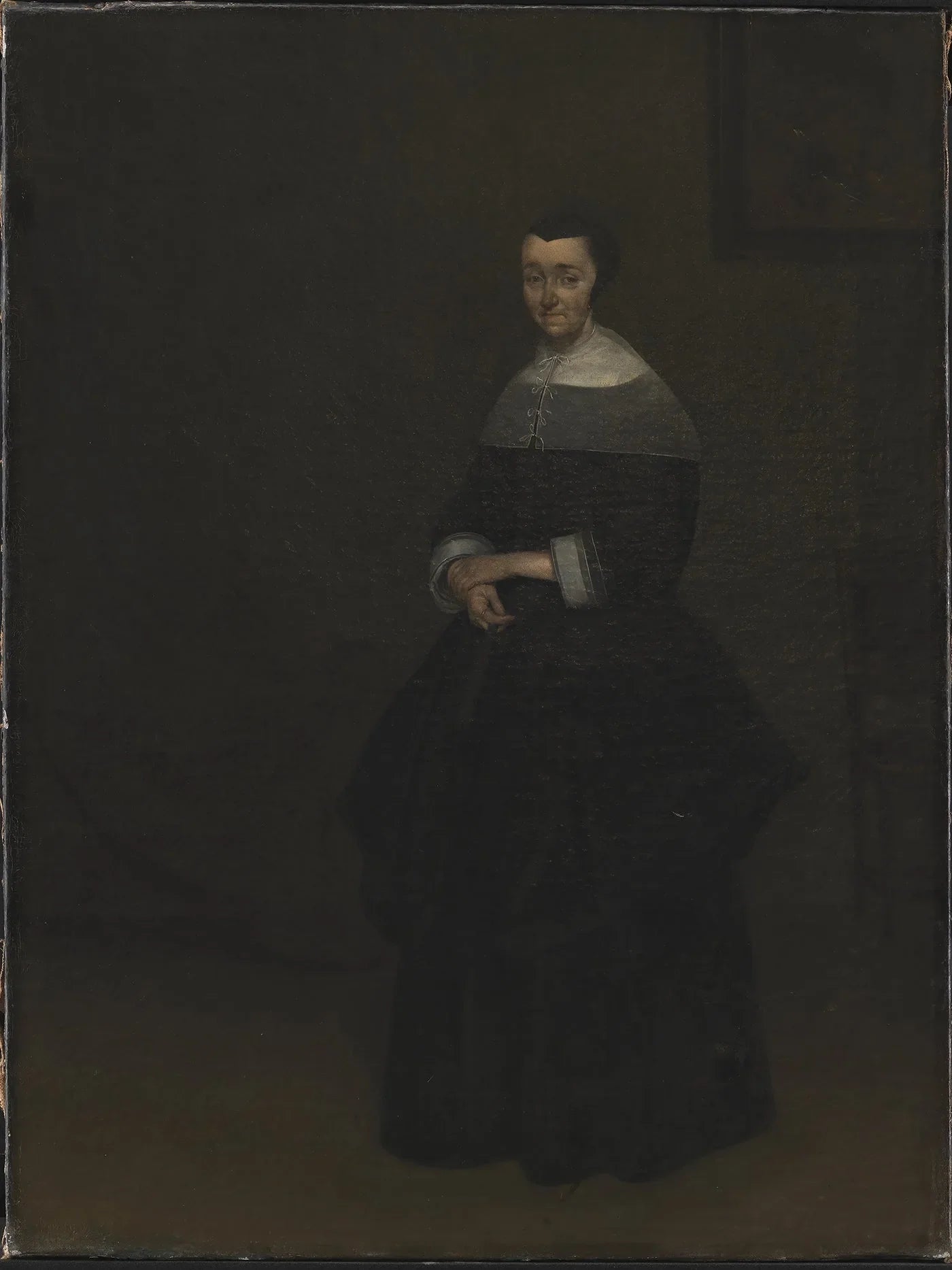 Portrait d'une dame - Gerard ter Borch image 1 copie de tableau peinte à la main