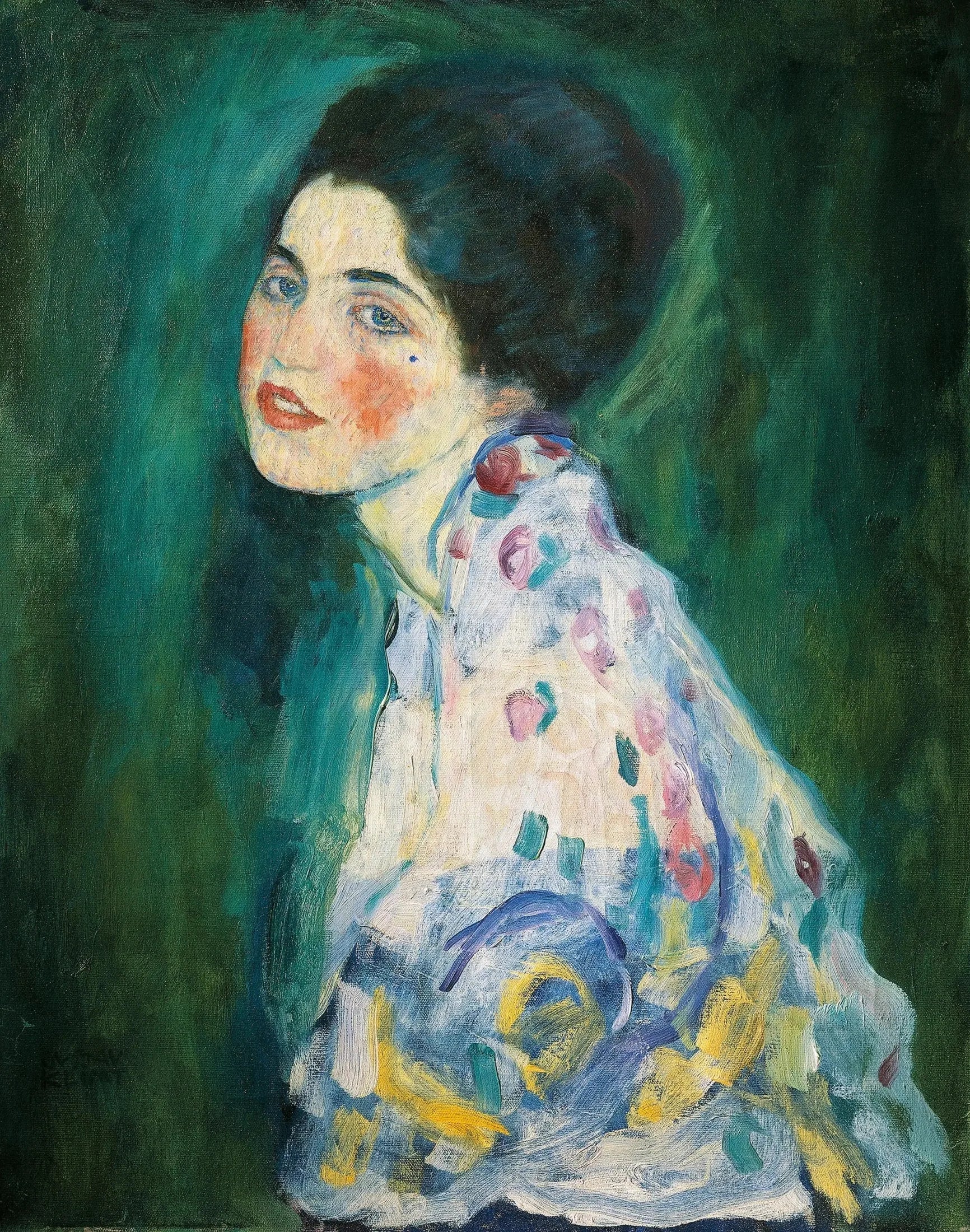 Portrait d'une Dame - Gustav Klimt image 1 reproduction de peinture à l’huile