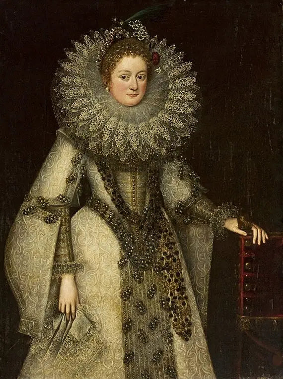 Portrait d'une dame habillée à l'espagnole. - Frans Pourbus the Younger image 1 reproduction réalisée par Alpha Reproduction
