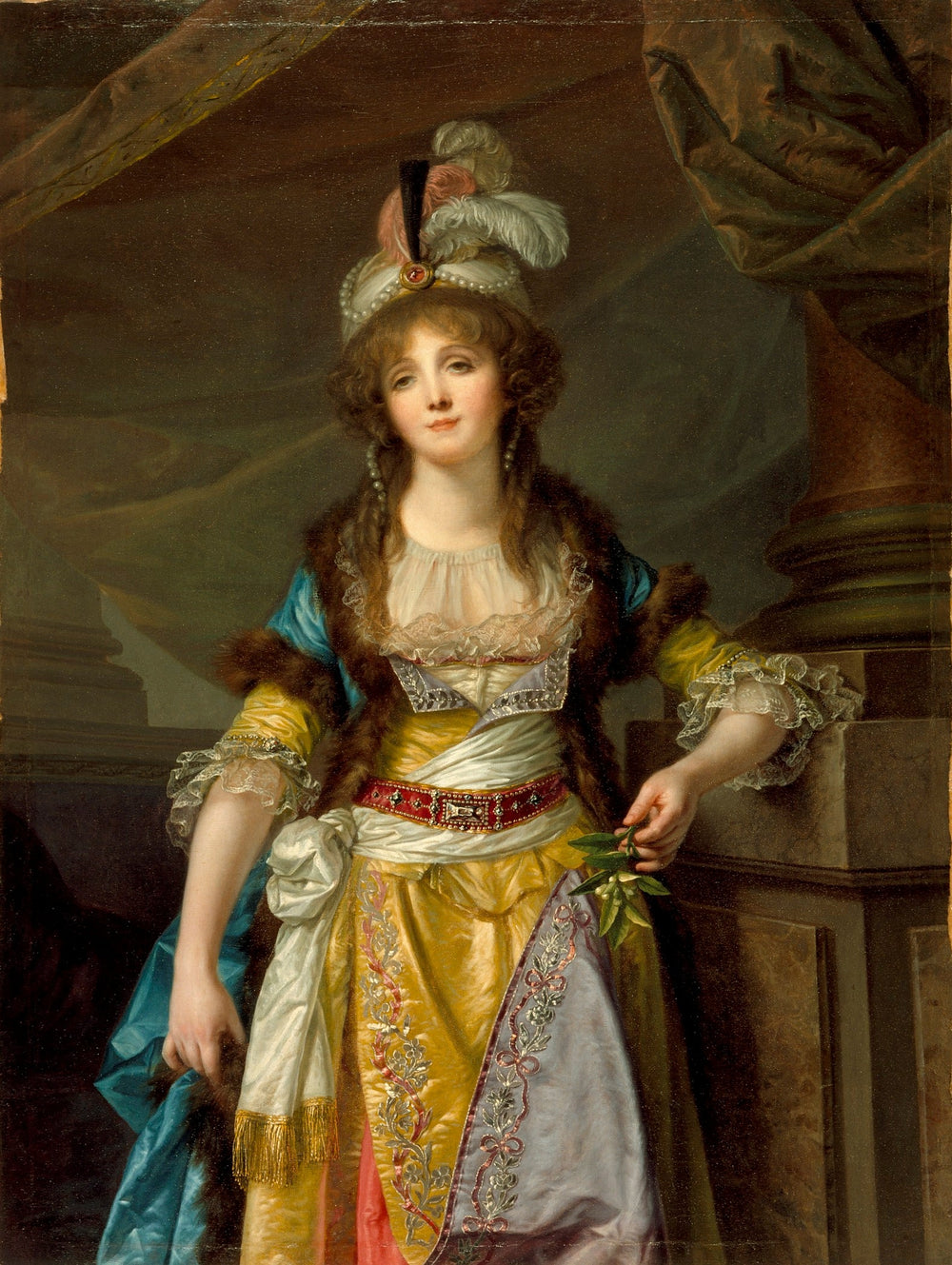 Portrait d’une dame - Jean-Baptiste Greuze - Alpha Reproduction