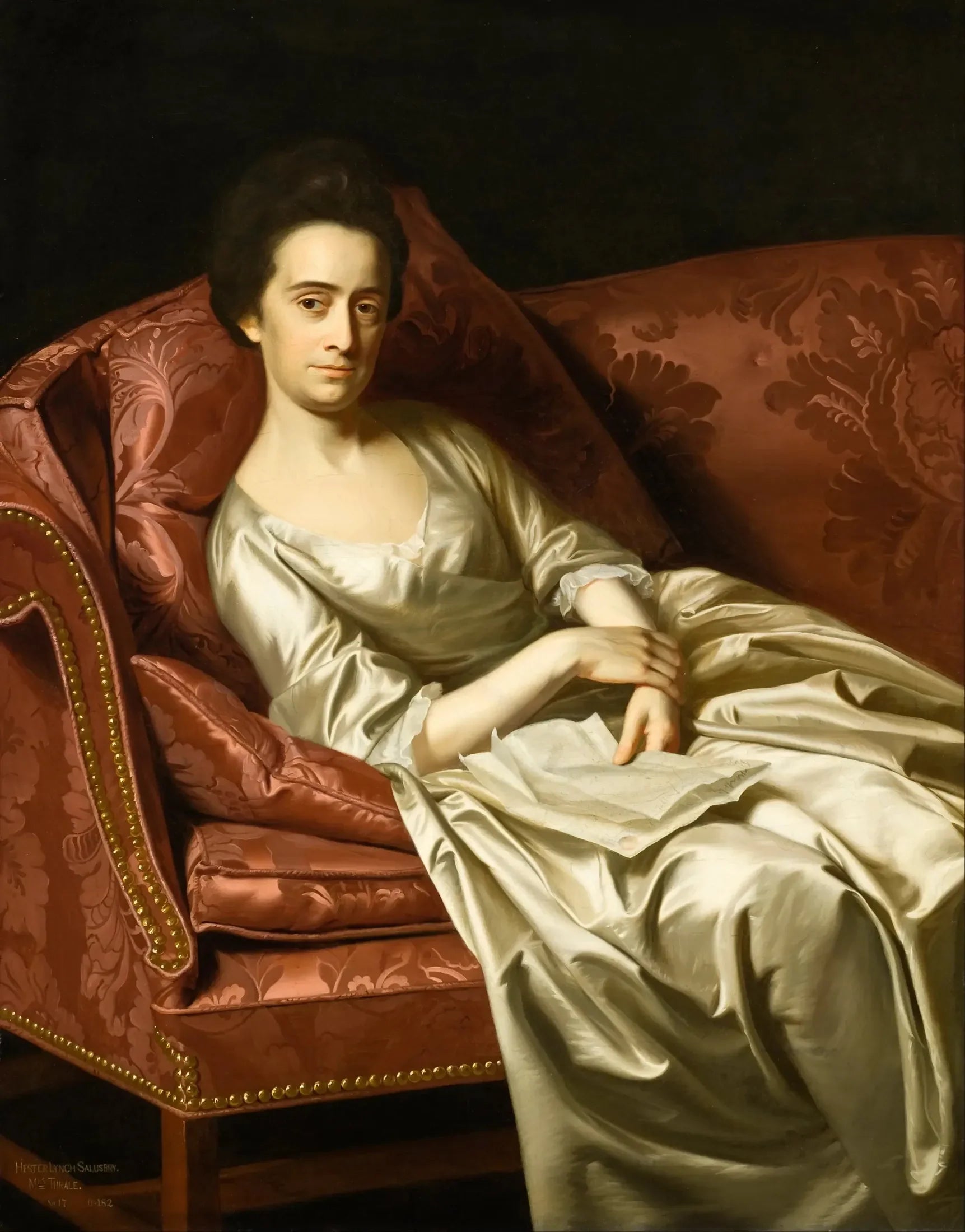 Portrait d'une dame - John Singleton Copley image 1 reproduction d’œuvre d’art à l’huile