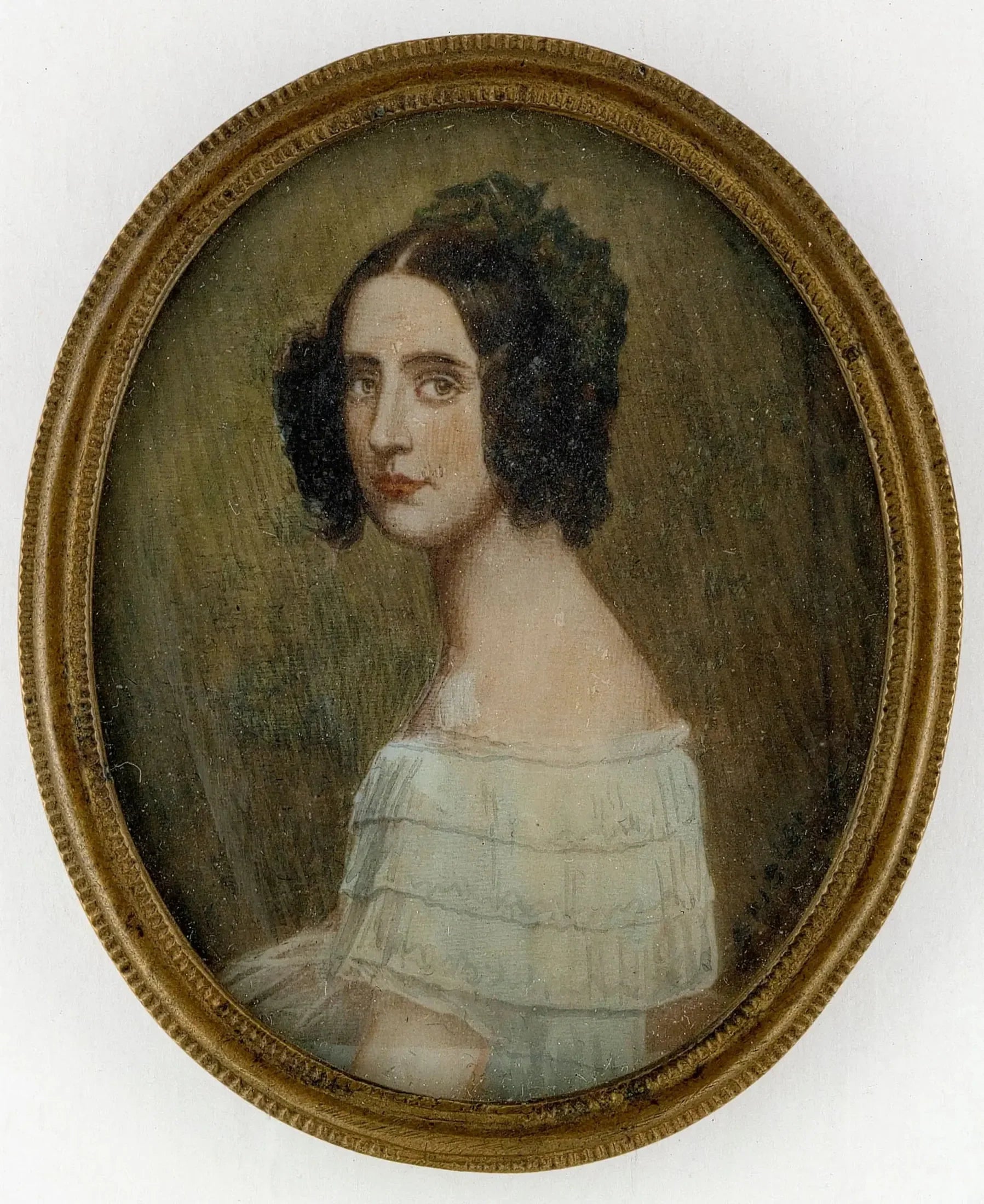 Portrait d'une dame - Joseph Karl Stieler image 1 copie peinte à la main à l’huile