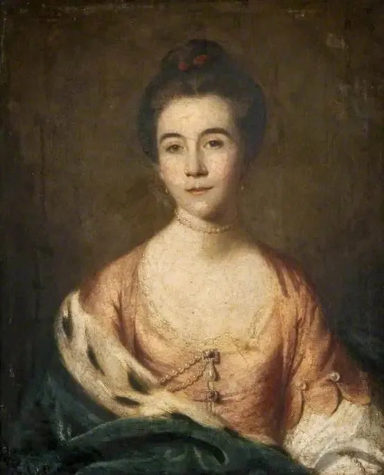 Portrait d'une dame - Joshua Reynolds image 1 tableau peint à l’huile sur toile
